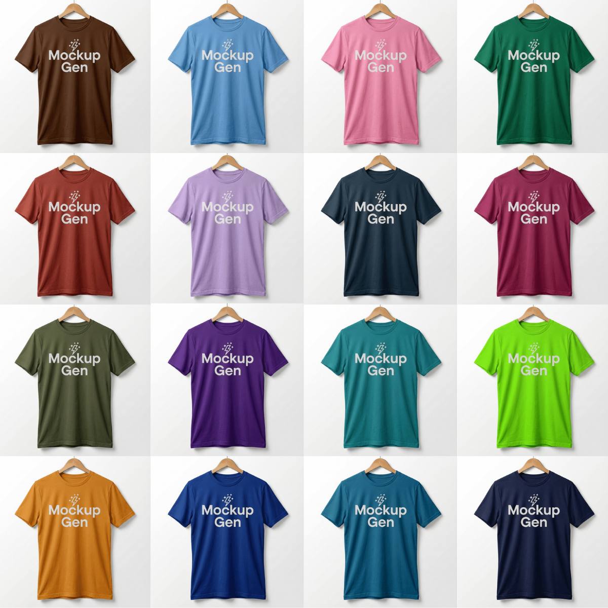 Same mockup in multiple product colors